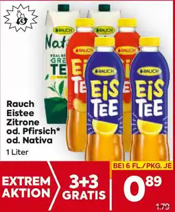 Billa Rauch Eistee Zitrone od. Pfirsich od. Nativa Angebot