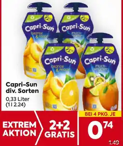Billa Capri-Sun div. Sorten Angebot