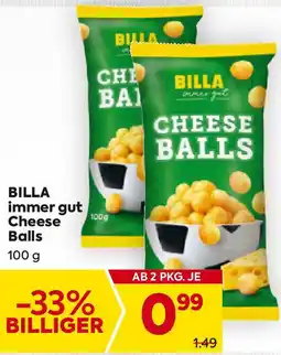 Billa BILLA immer gut Cheese Balls Angebot