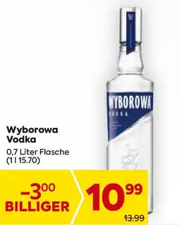Billa Wyborowa Vodka Angebot