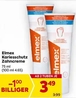 Billa Elmex Kariesschutz Zahncreme Angebot