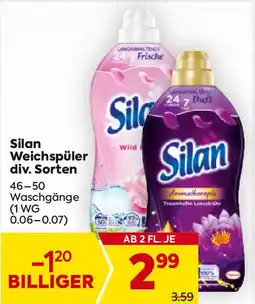Billa Silan Weichspüler div. Sorten Angebot