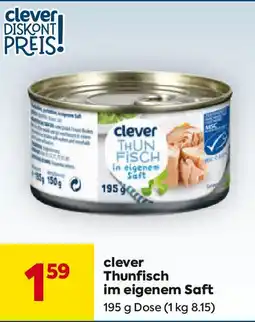 Billa clever Thunfisch im eigenem Saft Angebot