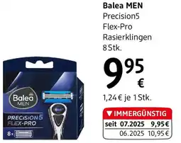 dm Balea MEN Precision5 Flex-Pro Rasierklingen Angebot