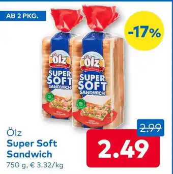 T&G Ölz Super Soft Sandwich Angebot