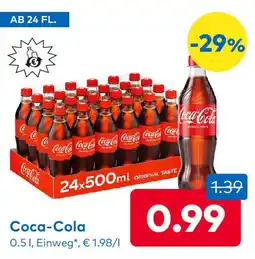 T&G Coca-Cola Angebot