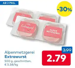 T&G Alpenmetzgerei Extrawurst Angebot