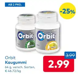 T&G Orbit Kaugummi Angebot
