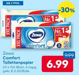 T&G Zewa Comfort Toilettenpapier Angebot