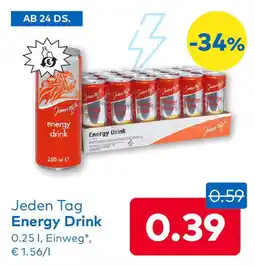 T&G Jeden Tag Energy Drink Angebot