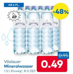 T&G Vöslauer Mineralwasser Angebot