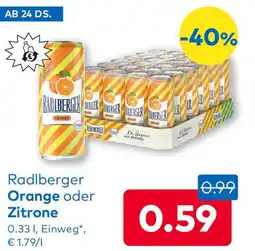 T&G Radlberger Orange oder Zitrone Angebot