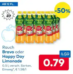 T&G Rauch Bravo oder Happy Day Limonade Angebot