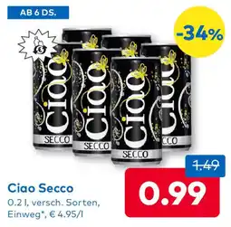 T&G Ciao Secco Angebot