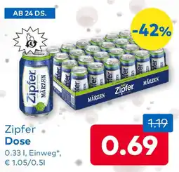 T&G Zipfer Dose Angebot