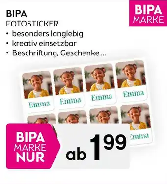 Bipa Bipa fotosticker Angebot