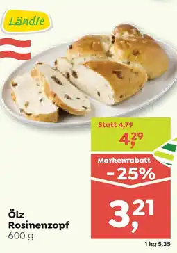 ADEG Ölz Rosinenzopf Angebot