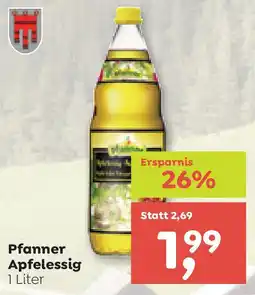 ADEG Pfanner Apfelessig Angebot