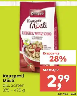 ADEG Knusperli Müsli Angebot