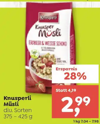 ADEG Knusperli Müsli Angebot