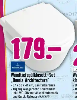 Hornbach Wandtiefspülklosett Set Omnia Architectura Angebot