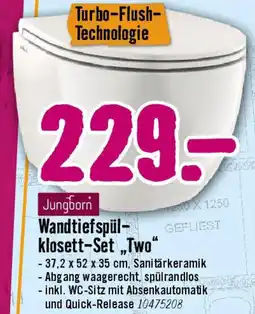 Hornbach Wandtiefspül klosett Set Two Angebot