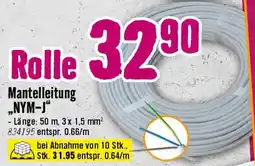 Hornbach Mantelleitung NYM-J Angebot