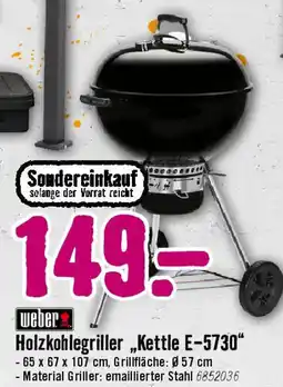 Hornbach Holzkohlegriller Kettle E-5730 Angebot