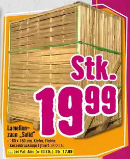 Hornbach Lamellenzaun Solid Angebot