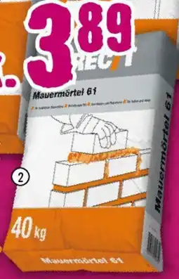 Hornbach Mauermörtel Angebot