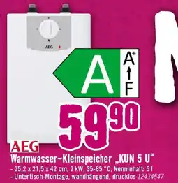 Hornbach Warmwasser Kleinspeicher KUN 5 U Angebot