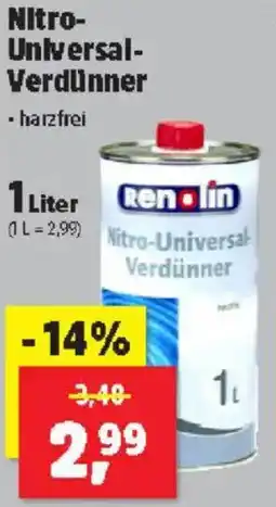 Thomas Philipps Nitro Universal Verdünner Angebot