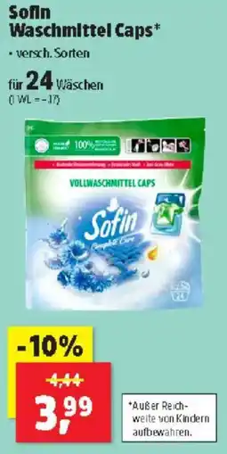 Thomas Philipps Sofin Waschmittel Caps Angebot
