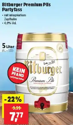 Thomas Philipps Bitburger Premium Pils Partyfass Angebot