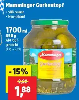 Thomas Philipps Mamminger Gurkentopf Angebot