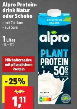 Thomas Philipps Alpro Protein drink Natur oder Schoko Angebot