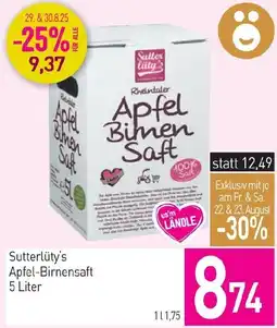 Sutterlüty Sutterlüty's Apfel Birnensaft Angebot