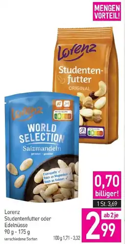 Sutterlüty Lorenz Studentenfutter oder Edelnüsse Angebot