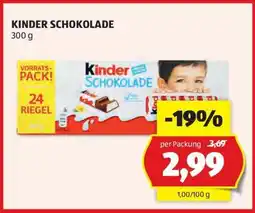 Hofer KINDER SCHOKOLADE Angebot