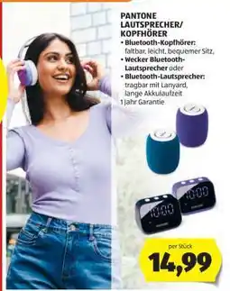 Hofer PANTONE LAUTSPRECHER/KOPFHÖRER Angebot