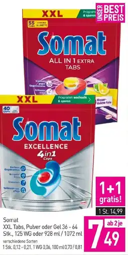Sutterlüty Somat XXL Tabs, Pulver oder Gel Angebot