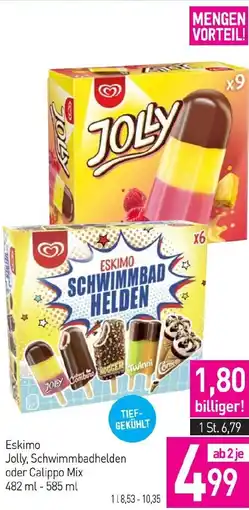 Sutterlüty Eskimo Jolly, Schwimmbadhelden oder Calippo Mix Angebot