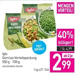 Sutterlüty Iglo Gemüse Vorteilspackung Angebot