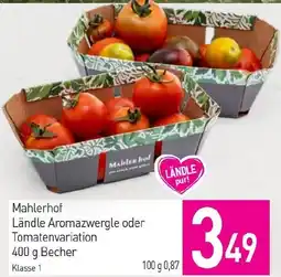 Sutterlüty Mahlerhof Ländle Aromazwergle oder Tomatenvariation Angebot