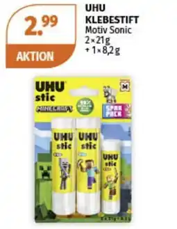 Müller Uhu klebestift motiv sonic Angebot