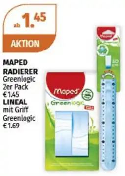 Müller Maped radierer greenlogic lineal Angebot