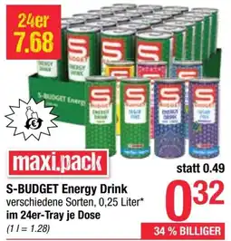 Maximarkt S Budget Energy Drink Angebot