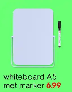 HEMA whiteboard A5 met marker Angebot