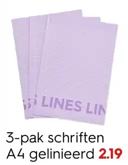 HEMA 3-pak schriften Angebot