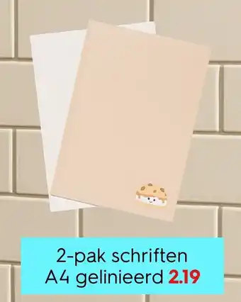 HEMA 2-pak schriften Angebot